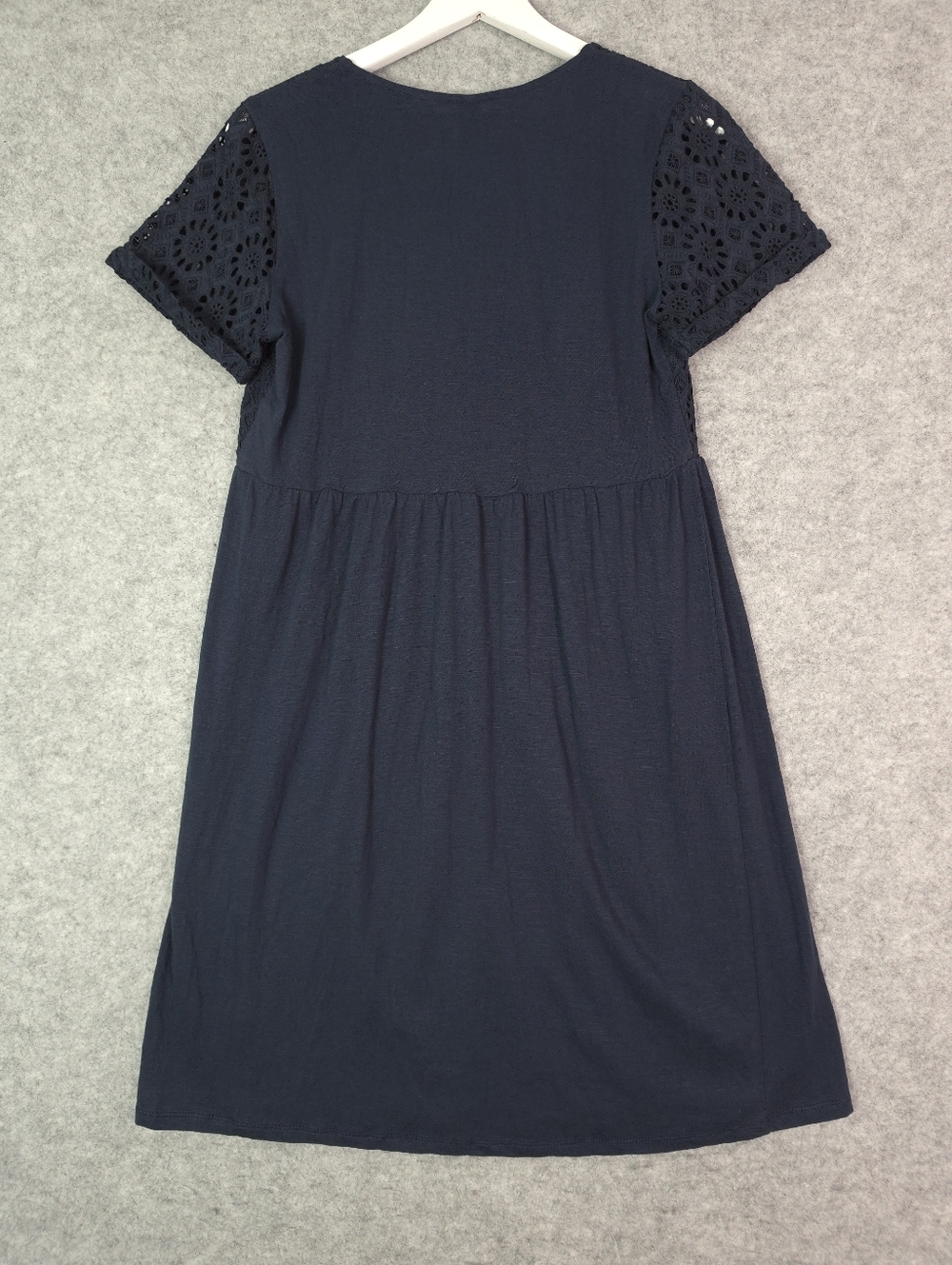 Seraphine Orla Vneck Lace A-line Navy Dress Maternity Nursing - Picture 2 of 7
